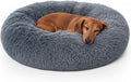 Donut Dog Bed Calming Soft Comfy Anti Anxiety Plush Dog Bed