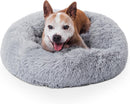 Donut Dog Bed Calming Soft Comfy Anti Anxiety Plush Dog Bed