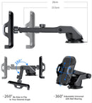 Universal Car Phone Holder – Windscreen, Dashboard & Air Vent Mount