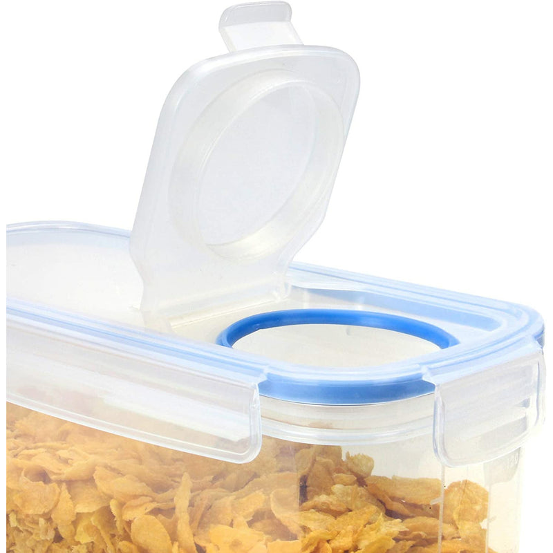 Cardys Cereal Containers Set of 4 Airtight Kitchen Food Storage Pantry Organiser