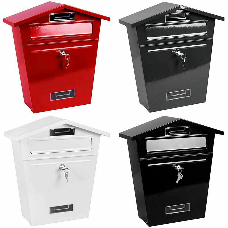 Wall Mounted Letter Box with Key Lock