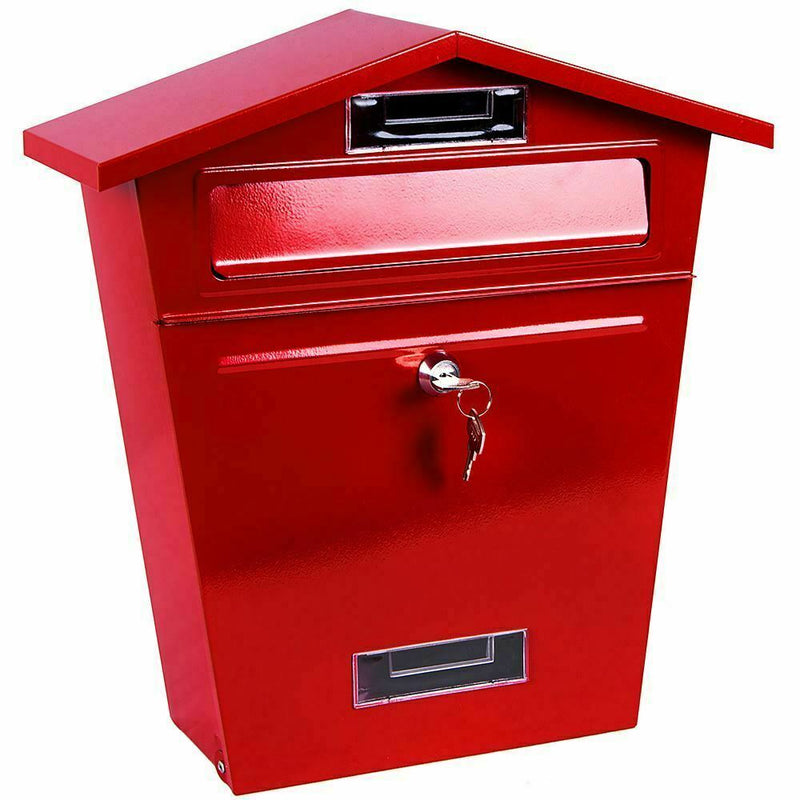 Wall Mounted Letter Box with Key Lock
