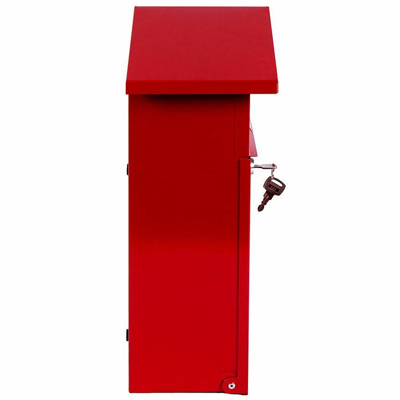 Wall Mounted Letter Box with Key Lock