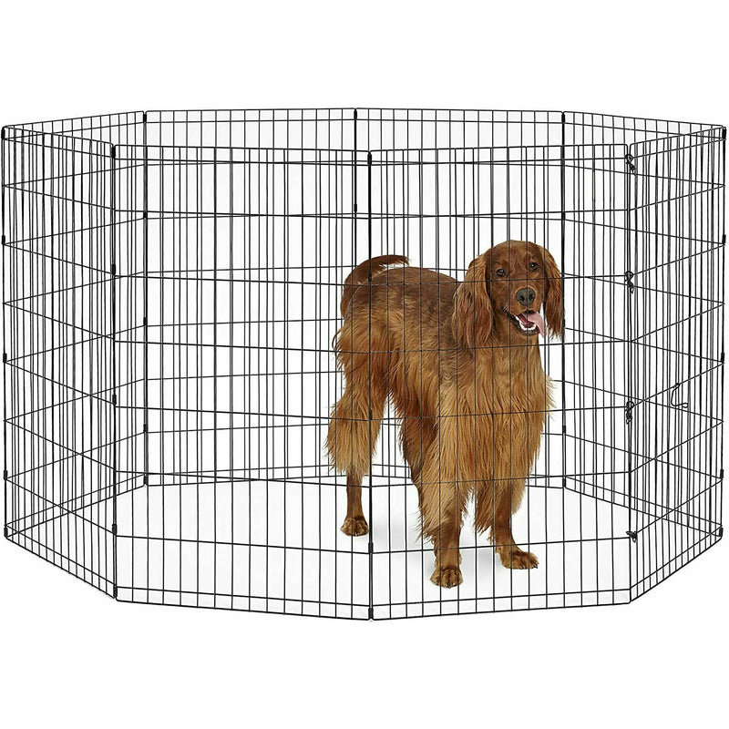 Dog Pen Puppy Pet Playpen Outdoor Run Foldable Animal Enclosure