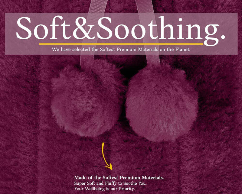 Hot Water Bottle with Soft Cosy Cover